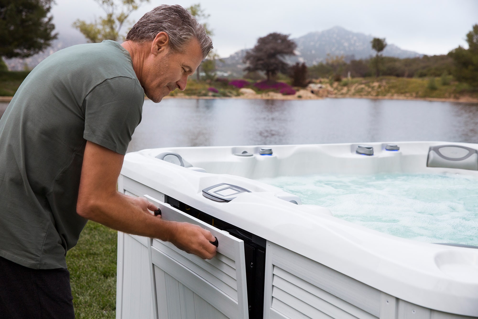 Sundance Spa Easy Access Door in Fresno, CA